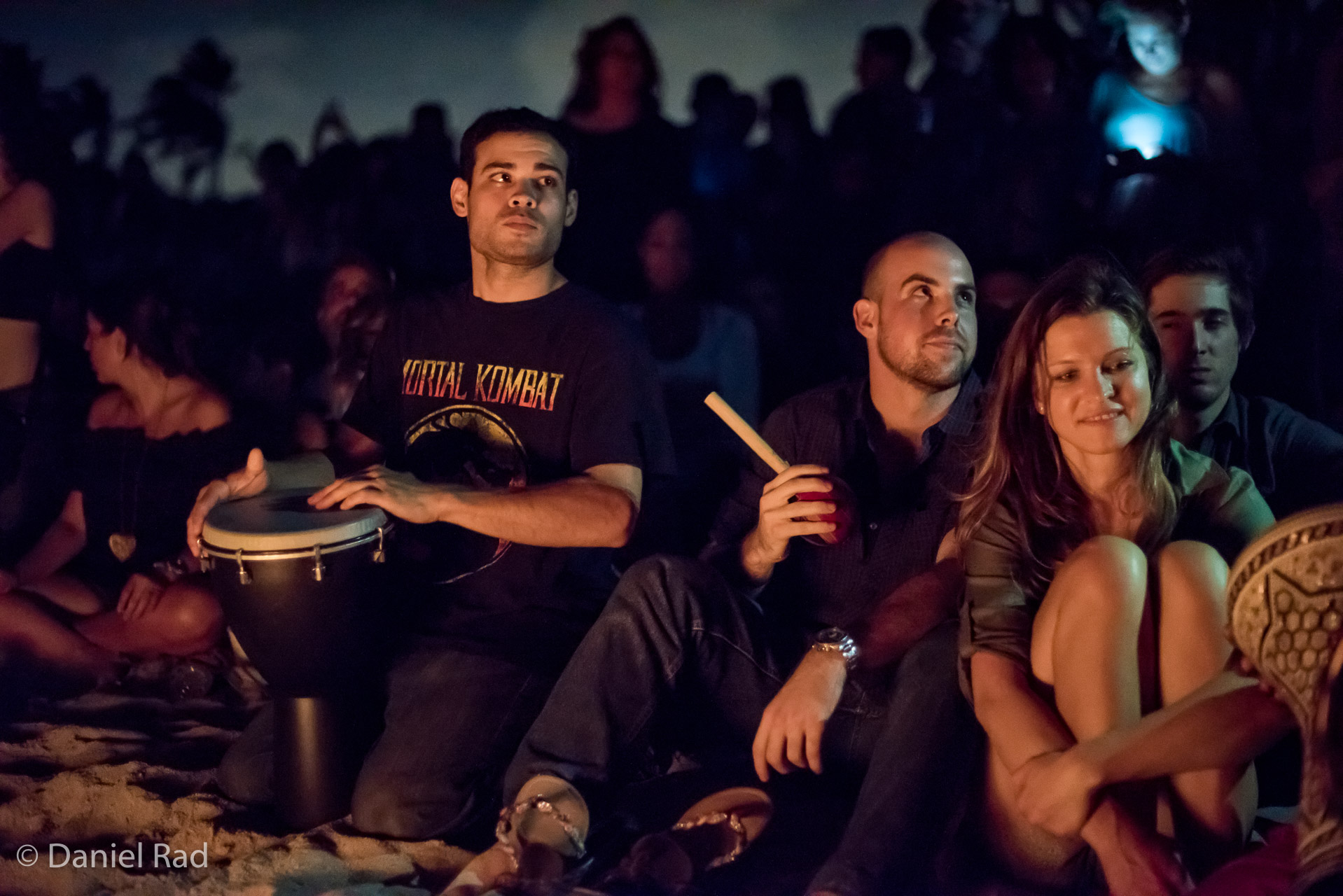Full Moon Drum Circle In Miami Photographer based in Washington D.C.