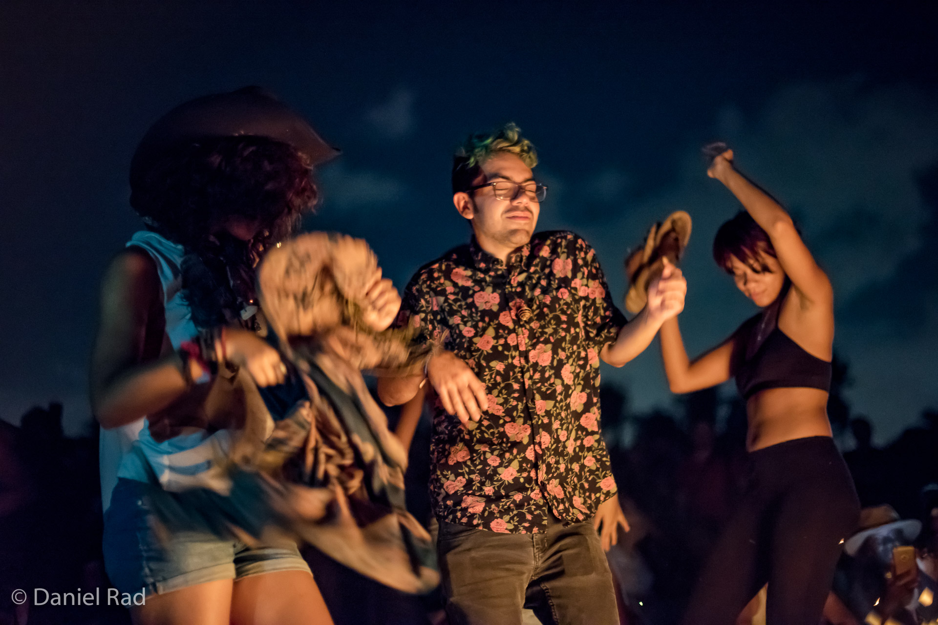 Full Moon Drum Circle In Miami Photographer based in Washington D.C.